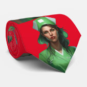 Funny Nurse Iss It Thunder_Cove Krawatte (Gerollt)