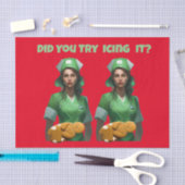 Funny Nurse Iss It Thunder_Cove Seidenpapier (Handwerk)