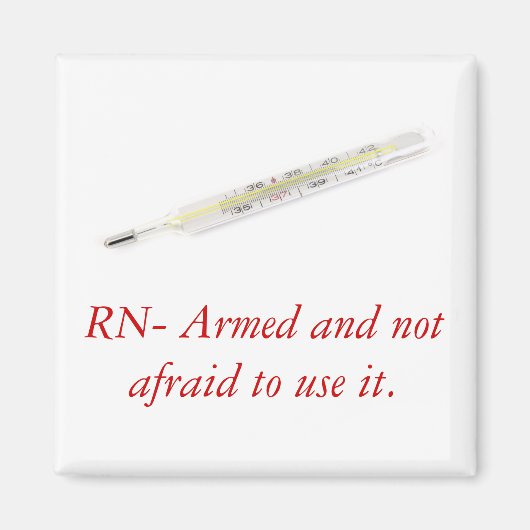 Funny Nurse Magnet (Vorne)