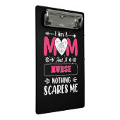 Funny Nurse Mama, Nurse Mama lustige Zitate Mini Klemmbrett (Schrägansicht)