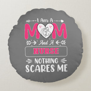 Funny Nurse Mama, Nurse Mama lustige Zitate Rundes Kissen