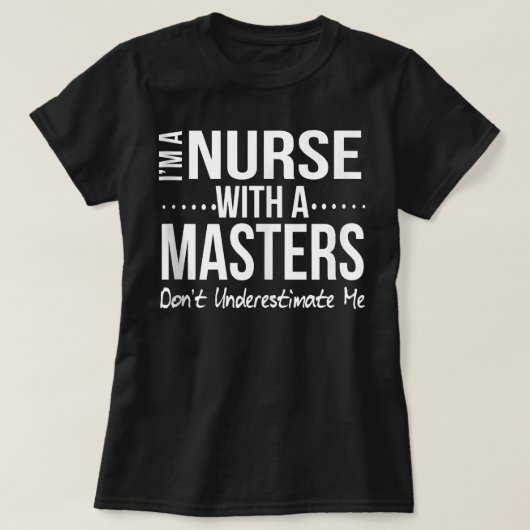 Funny Nurse Masters Degree Abschluss Geschenke Pfl T-Shirt (Design vorne)