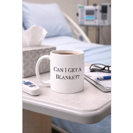 Funny Nurse Mug “Can I Get a Blanket” Custom Name Kaffeetasse