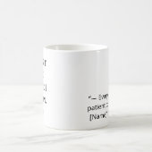 Funny Nurse Mug “Didn’t Hurt Before” Custom Name Kaffeetasse (Mittel)