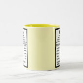 Funny Nurse Nutritional Label Tasse (Mittel)