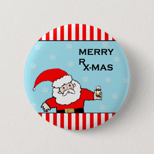Funny Nurse oder Doctor Holiday Gift Button