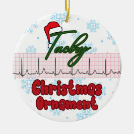 Funny Nurse Ornament. Doktor Ornament. Keramik Ornament