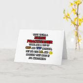 Funny Nurse Practitioner ... OMG WTF LOL Karte (Gelbe Blume)