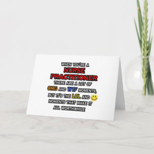 Funny Nurse Practitioner ... OMG WTF LOL Karte