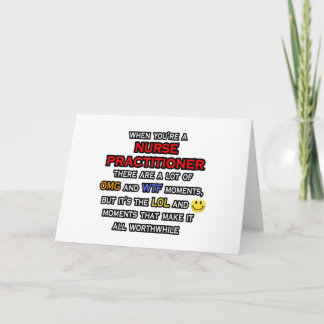 Funny Nurse Practitioner ... OMG WTF LOL Karte