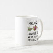 Funny Nurse Prezeptor Geschenk Danke, Geschenk Kaffeetasse (VorderseiteRechts)