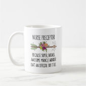 Funny Nurse Prezeptor Geschenk Danke, Geschenk Kaffeetasse (Links)