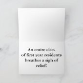 Funny Nurse Retirement Card Karte (Innenseite)