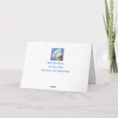 Funny Nurse Sheep wird gut Karte (Rückseite)