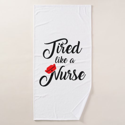 Funny Nurse Shirt. 1 Badehandtuch (Badehandtuch)