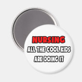 Funny Nurse Shirts und Geschenke Magnet (Vorderseite/Rückseite)