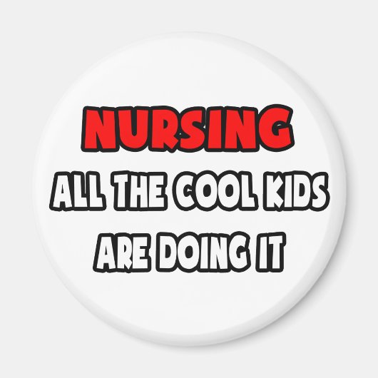 Funny Nurse Shirts und Geschenke Magnet (Vorne)