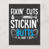 Funny Nurse Spaß Physician Assistant Jokes Postkarte (Vorderseite)