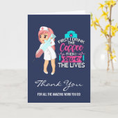 Funny Nurse Sprichwort mit Big Hypodermic Needle Karte (Gelbe Blume)