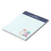 Funny Nurse Sprichwort mit Big Hypodermic Needle Notizblock (Rotiert)