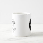 Funny Nurse stechend Wort Art Monogramm Kaffeetasse (Mittel)
