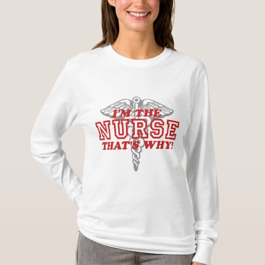 Funny Nurse T-Shirt (Vorderseite)
