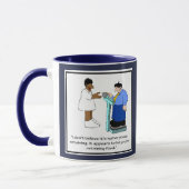 Funny Nurse Tasse - Comic (Links)