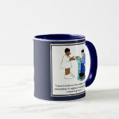 Funny Nurse Tasse - Comic (VorderseiteRechts)