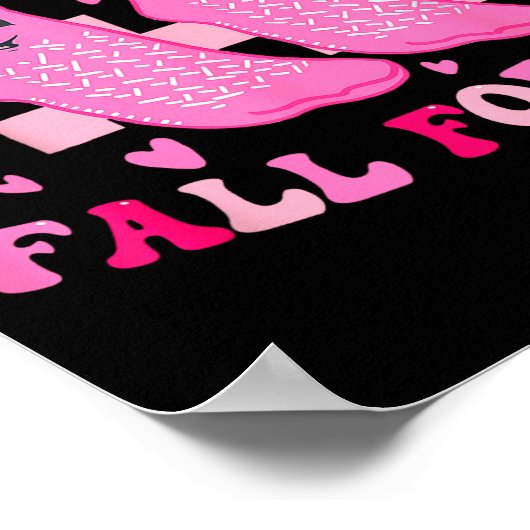 Funny Nurse Valentine Please Don't Fall For Me Rn Poster (Ecke)