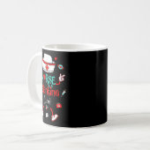 Funny Nurse Valentines Day Nurse Crew Family Group Kaffeetasse (Vorderseite Links)