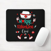 Funny Nurse Valentines Day Nurse Crew Family Group Mousepad (Mit Mouse)