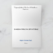 Funny Nurses Day Trypanophobie Card Karte (Innenseite)