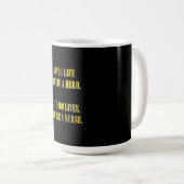 Funny Nurses Rette Lives Joke Kaffeetasse (VorderseiteRechts)
