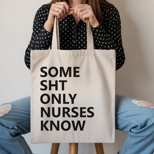 Funny Nursing CNA, RN, LPN Tote Bag Gift for Her Tragetasche