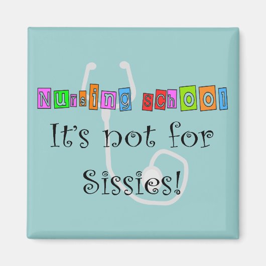 Funny Nursing Student Geschenke Magnet (Vorne)