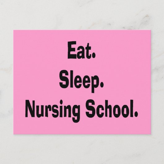 Funny Nursing Student Geschenke Postkarte (Vorderseite)