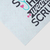 Funny Nursing Superhero Sprichwort Typografie Seidenpapier (Ausschnitt)