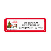 Funny Nutcracker Familie von fünf roten Weihnachte (Vorne)