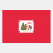 Funny Nutcracker Family Geschenkpapier Set (Vorderseite 3)