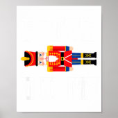 Funny Nutcracker Fritz Did It Clara Christmas Ball Poster (Vorne)