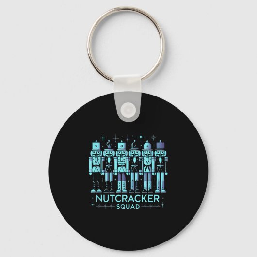 Funny Nutcracker Men Women Nutcrackers Xmas Schlüsselanhänger (Vorderseite)