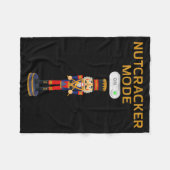 Funny Nutcracker Shirt Christmas Nutcracker Mode O Fleecedecke (Vorderseite (Horizontal))