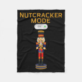 Funny Nutcracker Shirt Christmas Nutcracker Mode O Fleecedecke (Vorderseite)