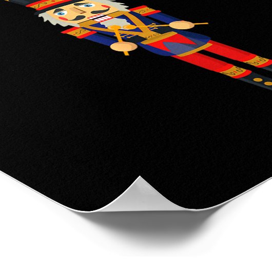 Funny Nutcracker Shirt Christmas Nutcracker Mode O Poster (Ecke)