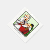 Funny Nutcracker Spaß Party Napkins Serviette (Ecke)