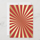 Funny Nutcracker Weihnachts-Party Einladung (Rückseite)