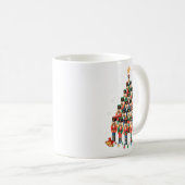Funny Nutcracker Weihnachtsbaum Xmas Männer Frauen Kaffeetasse (VorderseiteRechts)