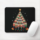 Funny Nutcracker Weihnachtsbaum Xmas Männer Frauen Mousepad (Mit Mouse)