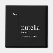 Funny Nutella Definition Magnet (Vorne)