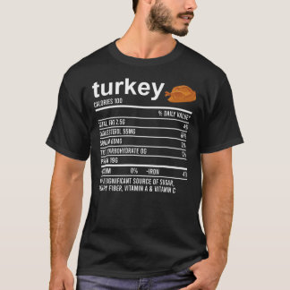 Funny Nutrition Fact Food Apparel Feinschmecker Tü T-Shirt